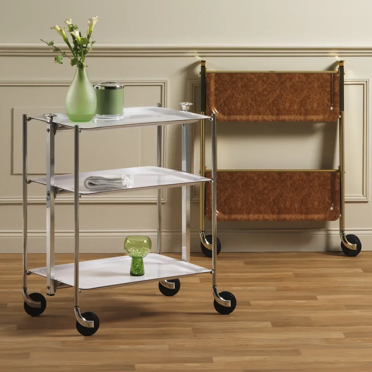 Tables roulantes pliantes PLATEX